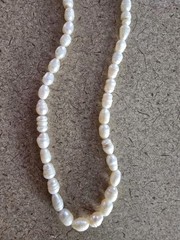 Vintage Fresh Water Pearl Necklace 19″