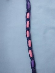HEMP SURFER BOHO Chic HIPPIE NECKLACE 24″ Unisex Boho Beaded Macrame USA Seller