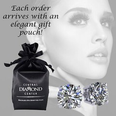 925 Sterling Silver Rose Gold Plated 4.00 Carat CZ Prong Stud Earrings for Her