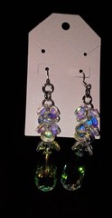 DANGLING CASCADE CRYSTAL EARRINGS, » NEW» 3″ LONG 😍😍😍💋💋💋💝💝💝😎👍