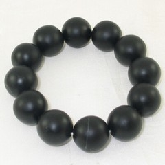18mm Bian Stone Handcrafted Beads Bracelet