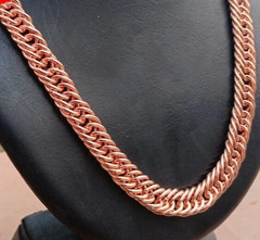 26 inch Pure Copper DENSE CURB Chain Necklace, Healing Jewelry Spiritual