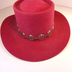 Buffalo Nickel Hat Band,14 Buffalo Nickel Hat Band,Alternating Buffalo & Indian