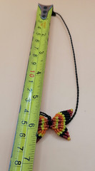 Multicolor Butterfly Woven Anklet Meacramé