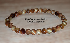 Tiger Eye Stretchable Healing Bracelet for Man/Woman Crystal Bracelet Bead 6mm