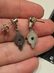 925 Sterling Silver Amethyst Earrings