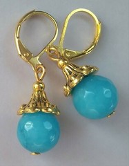PASTEL JADE Spring colors drop earrings handcrafted GP CHOOSE X3