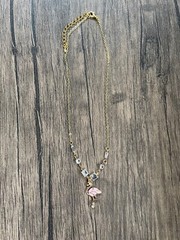 Handmade Flamingo Charm Necklace
