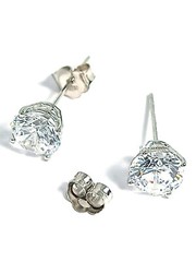 2ct Jewelry for Girlfriend gift Diamond Solitaire White 18 carat Gold Earrings