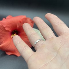 Stunning Unique Handmade 925 Sterling Silver Stackable Band Ring #B80