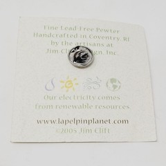 Jim Clift Design Stethoscope Lapel Pin Lead Free Pewter USA Lapel Pin Planet New