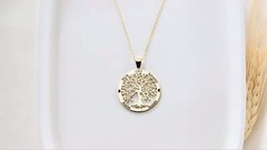 Tree of Life Necklace | Custom Family Birthstone Jewelry | Personalized Family N