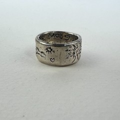Jes Maharry Sterling Silver Strength Ring ~8 Sundance Tree Horse Artisan Jewelry