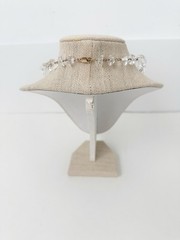 Genuine Crystal & 14k Gold-Filled Clasp & Chain Necklace
