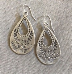 Artisan Jewelry Sterling Silver Sundance Charm Earrings