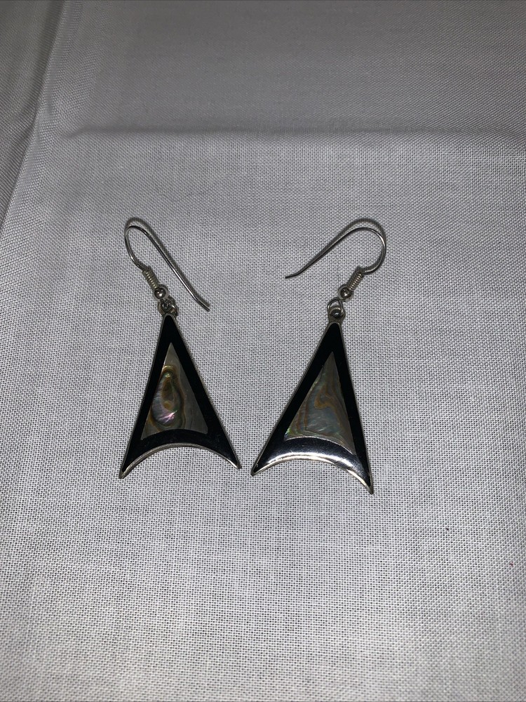 Sterling Alpaca Dangle earrings Made in Mexico