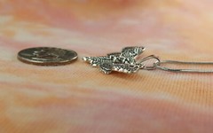 Deaths Head Hawk Moth Necklace, Death’s-head Hawkmoth charm & chain Ready2go