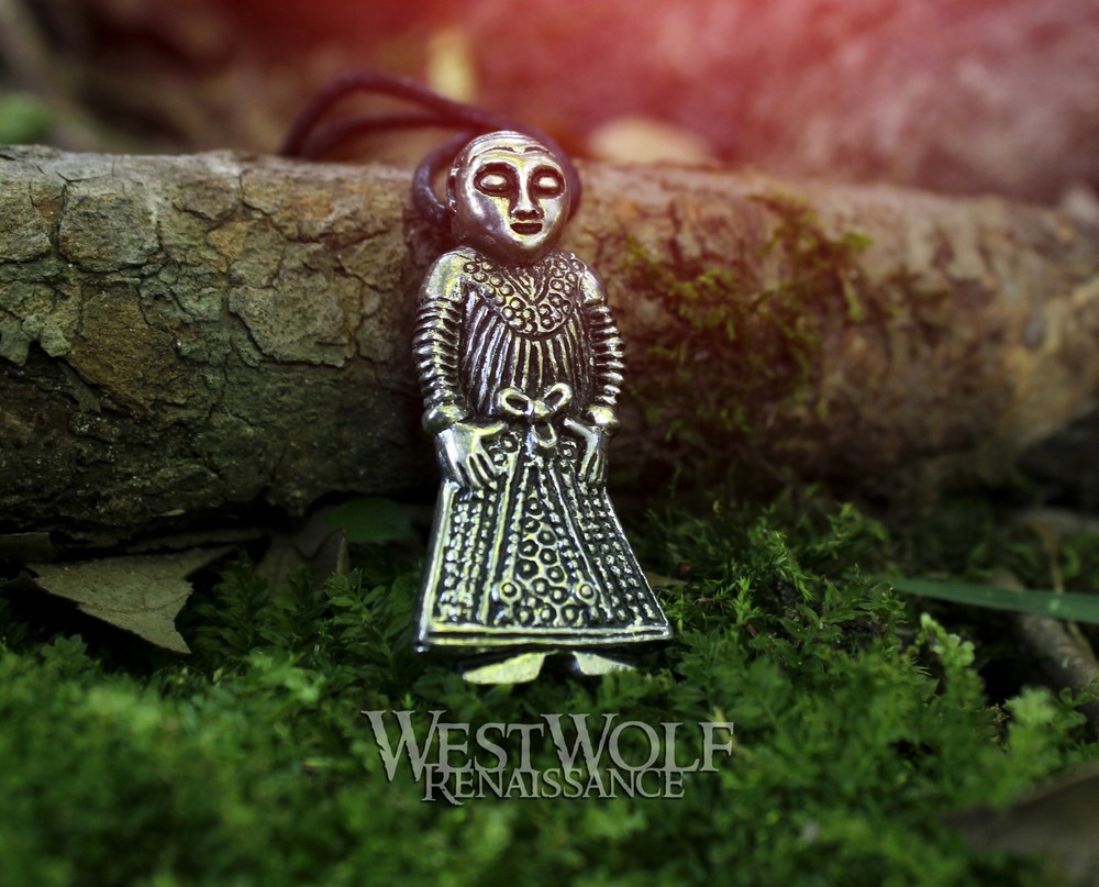 Viking Valkyrie Pendant – Revninge Woman — Norse/Medieval/Denmark/Norway/Silver