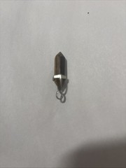 Potentially Sterling Silver Tiger’s Eye Double Point Pendant Brown Gold Striped