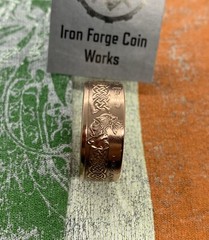 1oz Celtic Lore .999 Copper Coin Ring Celtic Knot Irish Ireland Scottish