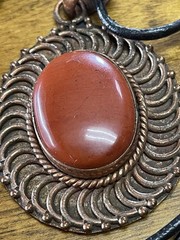 Artisan Red Jasper & Mixed Gemstone Jewelry Lot Of 3. 2 Necklaces& 1 Bracelet