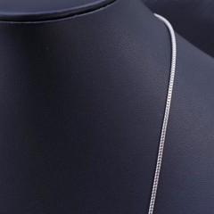 30” 1.6mm, vintage Italian Milor sterling silver 925 snake chain necklace