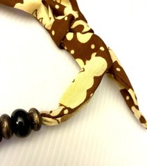 Elewana Africa Shanga Handmade Choker Beaded With Scarf New With Tag Vtg