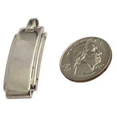23grams Tiffany & Co Vintage METROPOLIS 925 Sterling Silver Pendant