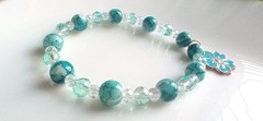 Handmade Beaded Bracelet Multicolor Round Beads Adjustable Beauty Charm Jewelry