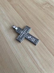 Handmade Sterling Silver Orthodox Cross