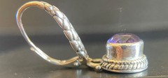 Sarda,Bali Made,”Odyssey Universe”Mystic Quartz & Sterling Earrings