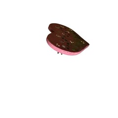 Hand Painted Wood Heart Brooch Pin Signed Amy T Love Floral Folk Art