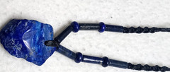 Lapis Lazuli adjustable necklace with Lapiz Lazuli beads handmade necklace.