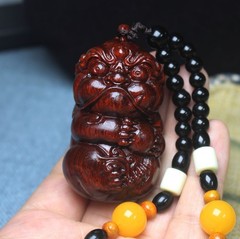 Rhinoceros Horn Rosewood Car Ornament with a Subtle Fragrance wooden bracelet