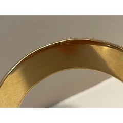J.Crew Dark Purple and Gold Tone Enamel Bangle Set of 2, Chunky Bangle