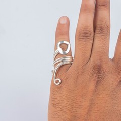 Thumb Splint MCP 925 Silver Ring,Arthritis Rings, Thumb Splint Adjustable Ring