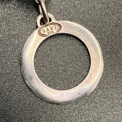 Sterling Silver 925 Saki Clear Quartz Necklace Toggle Clasp Prism Pendant 16 In