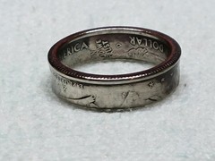 NEW YORK – Size 9 State Quarter Coin Ring