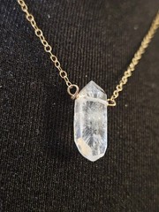 Clear Quartz Crystal Necklace, Crystals & Stones, Mineral Specimen, Metaphysical