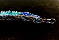 Beautiful Artist-made Woven Multicolor Blue Seed Bead Bracelet