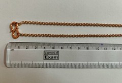 26 inch Pure Copper Double Rolo Cable Chain Necklace, Healing Copper Jewelry