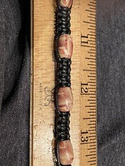 Handcrafted necklace. 17” Unisex, Boho,Hippie,Everyone. #0010EHC.