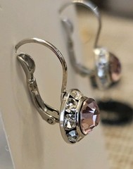 Mariana «Ice Queen» Silver Rhodium Must-Have Round Pavé Crystal Earrings