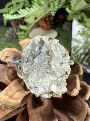 garden quartz epidote Ring Jewelry, Unique handmade crystal ring，Adjustable Ring