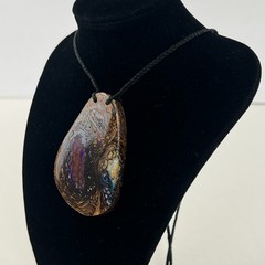 Boulder Opal Necklace Koroit Artisan Handmade Studio Art Jewelry Australia