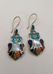 Handmade Earrings for Women: Alpaca, Natural Spondylus Stone