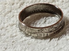 TUSKEGEE AIRMEN, AL. – Size 10 State Quarter Coin Ring