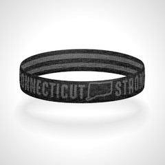 Reversible Connecticut Strong Wristband Bracelet Multiple Colors Available