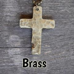 1 Pc Pure Brass Healing Cross Pendant, Ank Locket, Jewelry, Spiritual Kriya