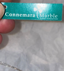Irish 3 Leaf Clover Tree Sterling Silver Connemara Marble J.C. Walsh & Sons NEW